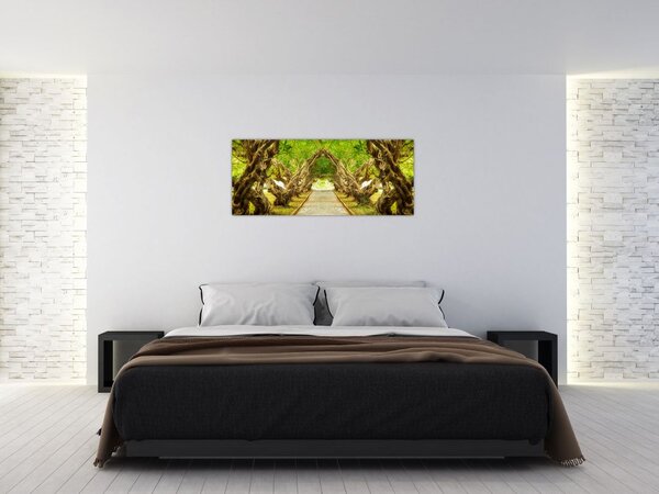 Slika - Živi tunel plumerije (120x50 cm)