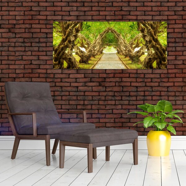Slika - Živi tunel plumerije (120x50 cm)