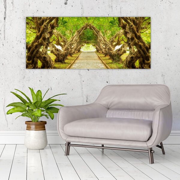 Slika - Živi tunel plumerije (120x50 cm)