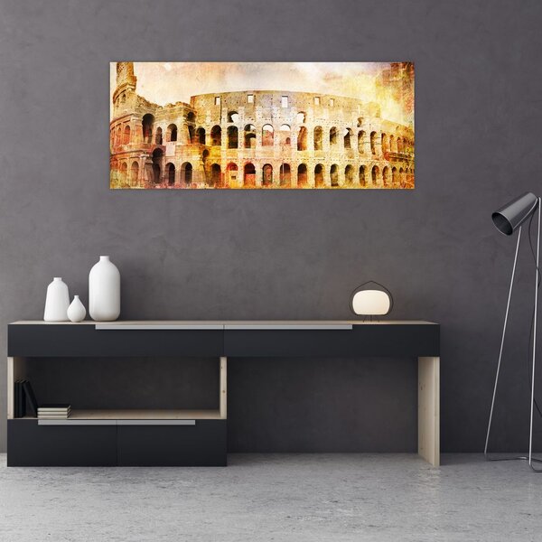 Slika - digitalno slikanje, Kolosej, Rim, Italija (120x50 cm)