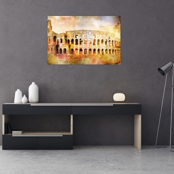 Slika - digitalno slikanje, Kolosej, Rim, Italija (90x60 cm)