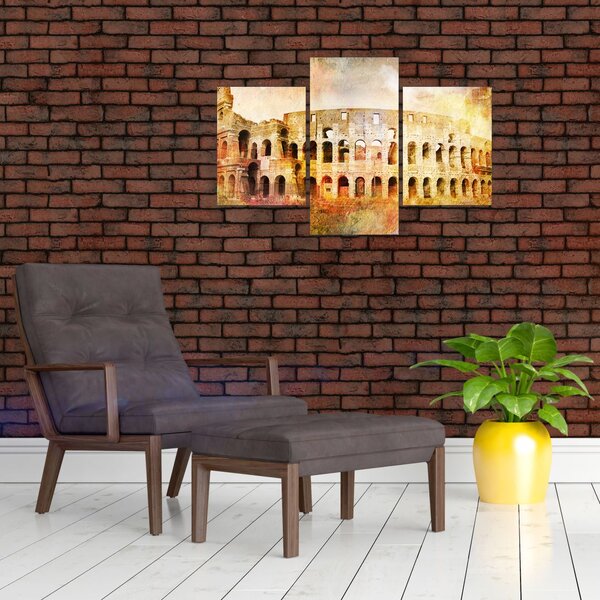 Slika - digitalno slikanje, Kolosej, Rim, Italija (90x60 cm)