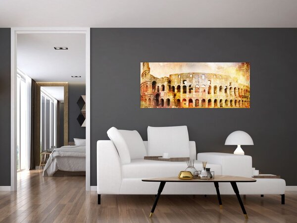 Slika - digitalno slikanje, Kolosej, Rim, Italija (120x50 cm)