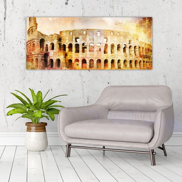 Slika - digitalno slikanje, Kolosej, Rim, Italija (120x50 cm)