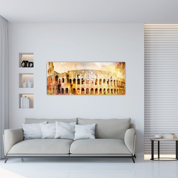 Slika - digitalno slikanje, Kolosej, Rim, Italija (120x50 cm)