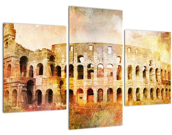 Slika - digitalno slikanje, Kolosej, Rim, Italija (90x60 cm)