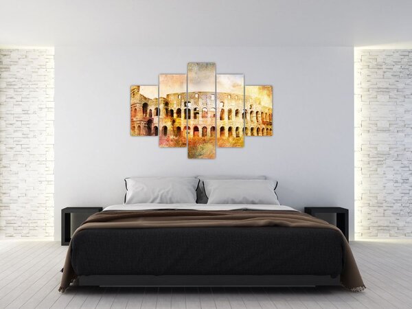 Slika - digitalno slikanje, Kolosej, Rim, Italija (150x105 cm)