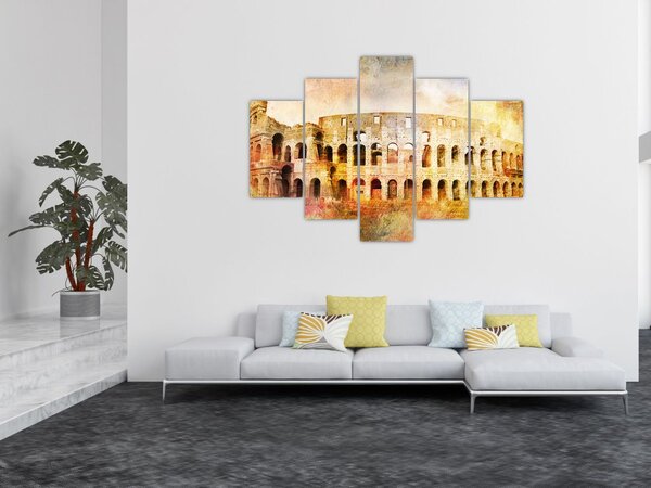Slika - digitalno slikanje, Kolosej, Rim, Italija (150x105 cm)