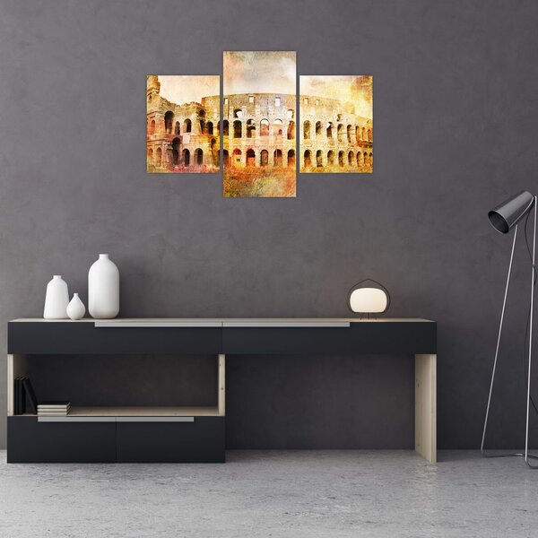 Slika - digitalno slikanje, Kolosej, Rim, Italija (90x60 cm)