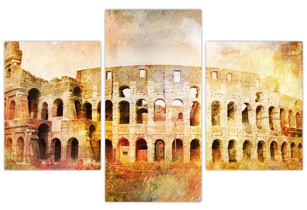 Slika - digitalno slikanje, Kolosej, Rim, Italija (90x60 cm)