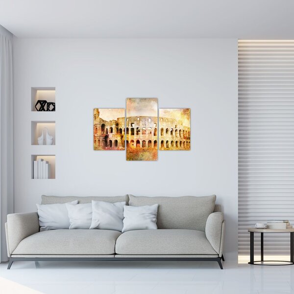 Slika - digitalno slikanje, Kolosej, Rim, Italija (90x60 cm)