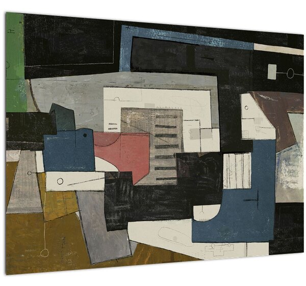 Slika - Abstrakcija, kubizem (70x50 cm)