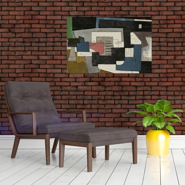 Slika - Abstrakcija, kubizem (90x60 cm)