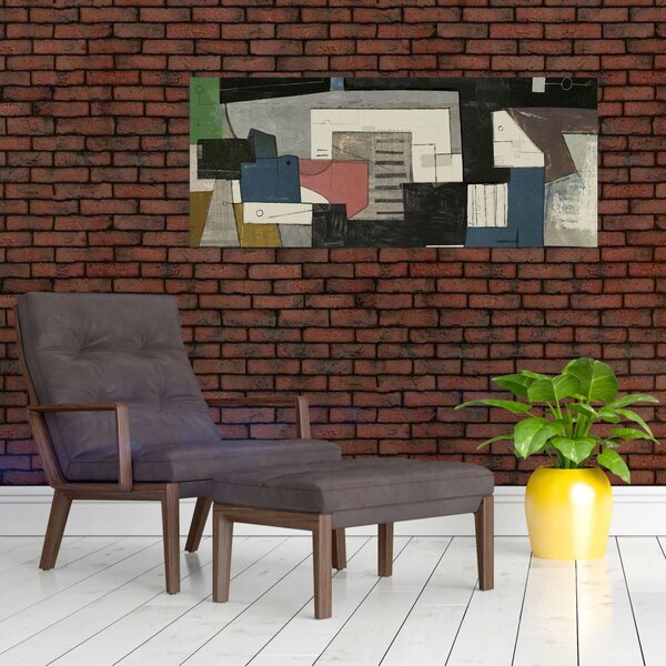Slika - Abstrakcija, kubizem (120x50 cm)