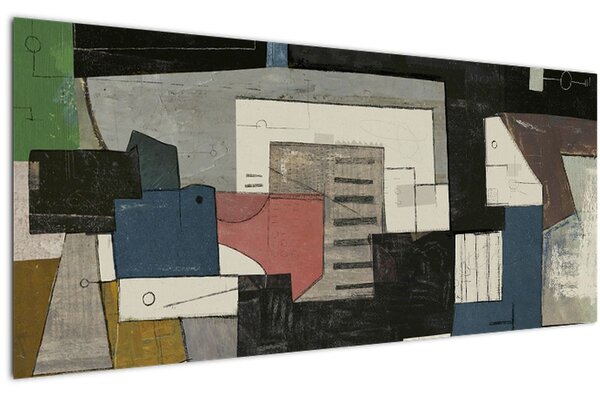 Slika - Abstrakcija, kubizem (120x50 cm)