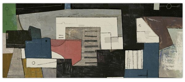 Slika - Abstrakcija, kubizem (120x50 cm)