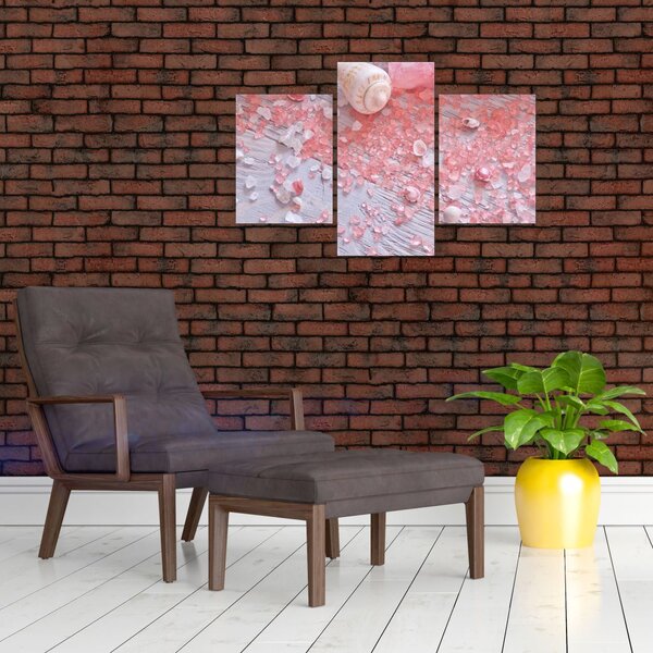 Slika - Obmorsko vzdušje v roza odtenkih (90x60 cm)