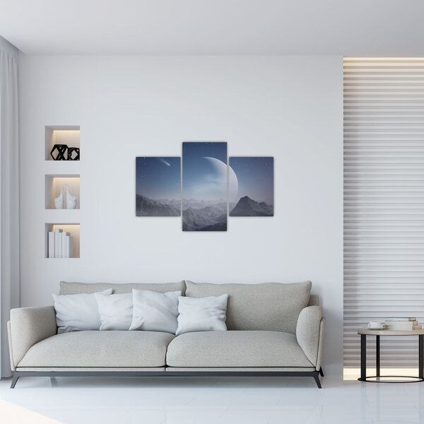 Slika - Nebo nad skalami (90x60 cm)