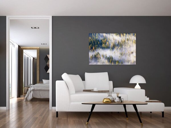 Slika dreves v megli (90x60 cm)