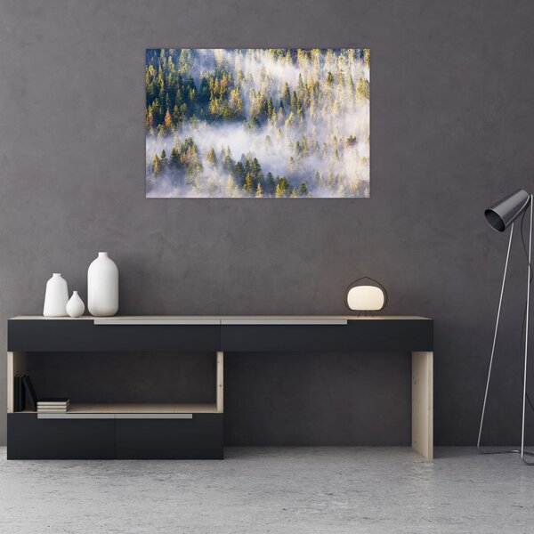 Slika dreves v megli (90x60 cm)