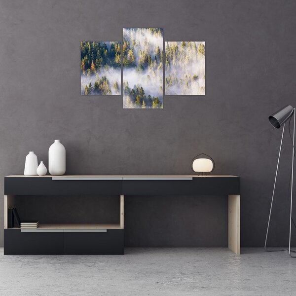 Slika dreves v megli (90x60 cm)