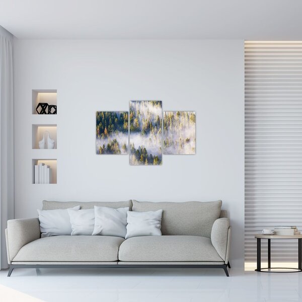 Slika dreves v megli (90x60 cm)