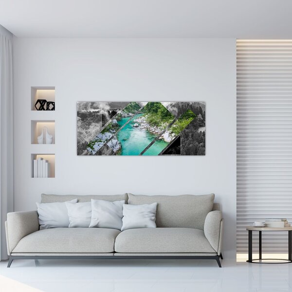 Slika - Divja narava (120x50 cm)