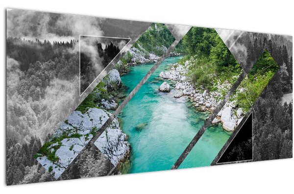 Slika - Divja narava (120x50 cm)