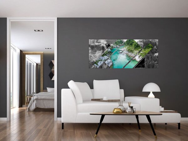 Slika - Divja narava (120x50 cm)