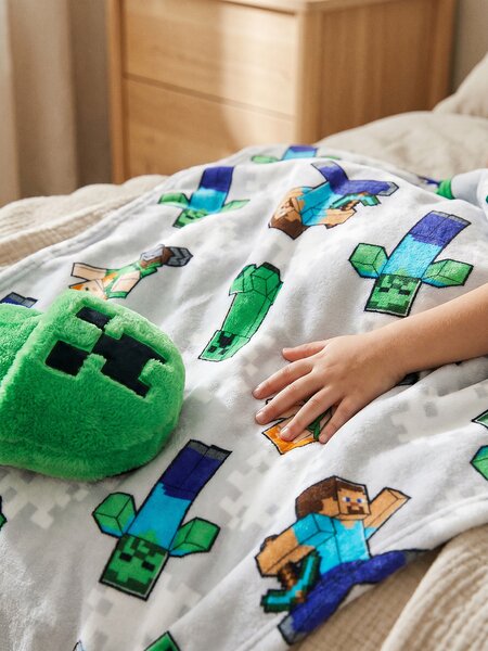 Sinsay - Minecraft deka s grijačem za stopala, paket od 2 komada