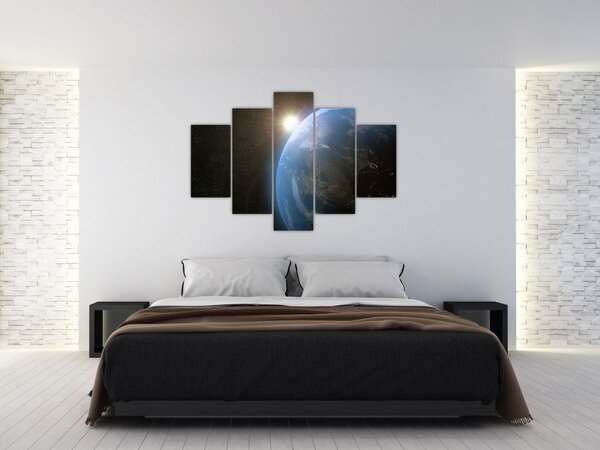 Slika zemlje iz vesolja (150x105 cm)