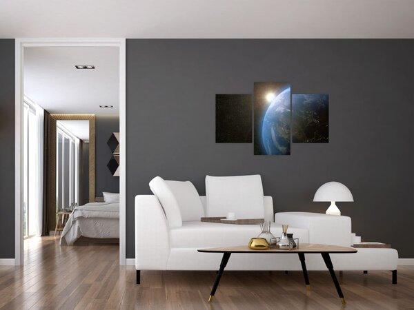 Slika zemlje iz vesolja (90x60 cm)