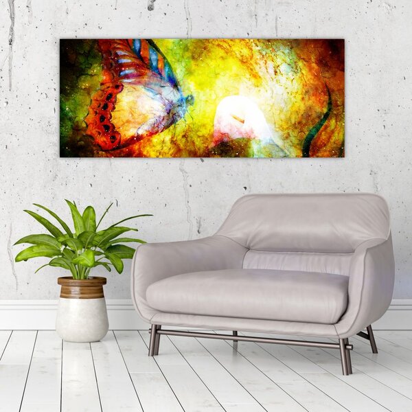 Slika - Vesoljski metulj (120x50 cm)
