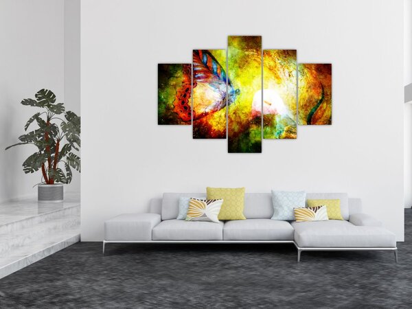 Slika - Vesoljski metulj (150x105 cm)