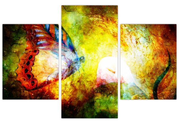 Slika - Vesoljski metulj (90x60 cm)
