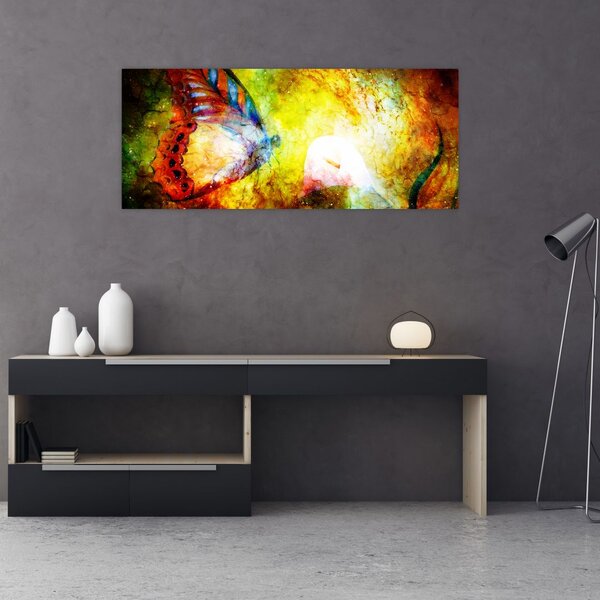 Slika - Vesoljski metulj (120x50 cm)