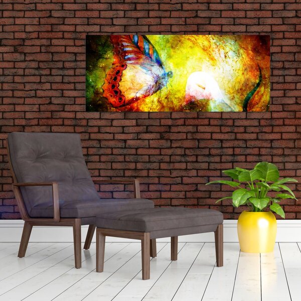 Slika - Vesoljski metulj (120x50 cm)