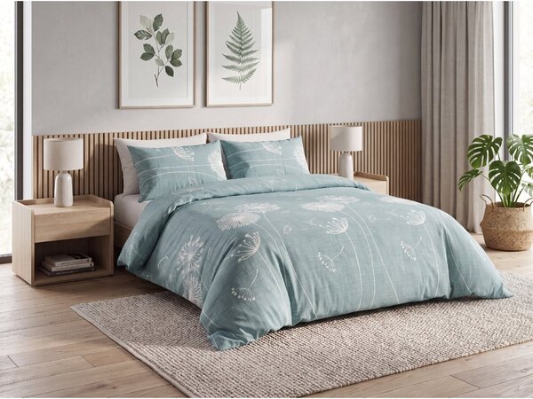 Pamučna posteljina SOFT MEADOW zelena Dimenzije posteljine: 70 x 90 cm | 140 x 200 cm
