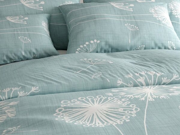 Pamučna posteljina SOFT MEADOW zelena Dimenzije posteljine: 70 x 90 cm | 140 x 200 cm