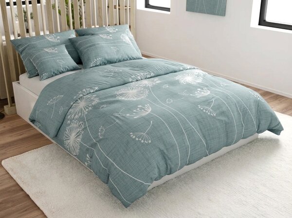 Pamučna posteljina SOFT MEADOW zelena Dimenzije posteljine: 70 x 90 cm | 140 x 200 cm