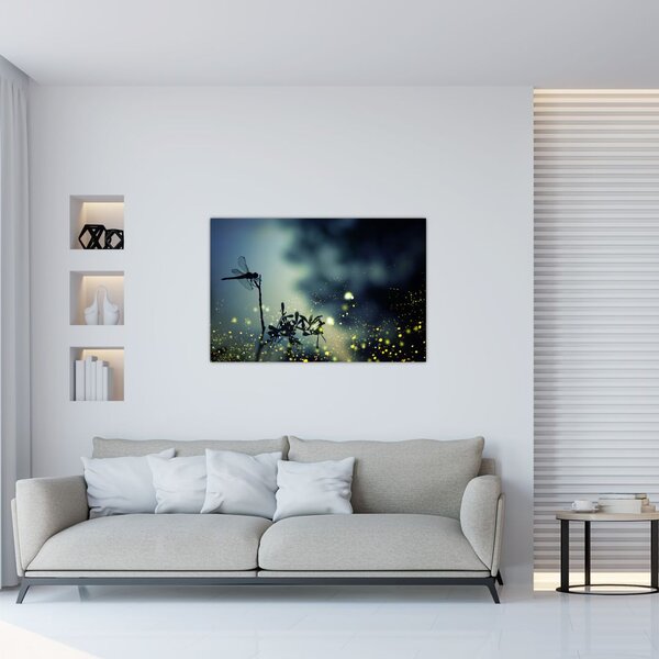 Slika - Kačji pastir v bleščeči noči (90x60 cm)