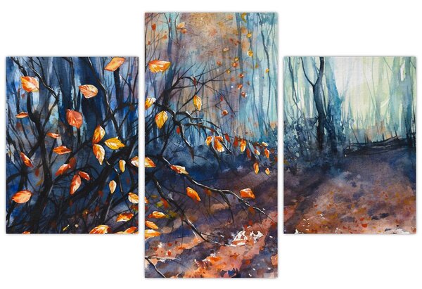 Slika - Jesenski sončni žarki (90x60 cm)