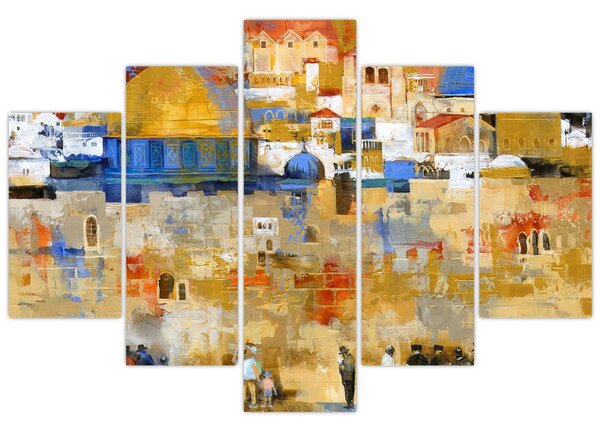 Slika - Zid objokovanja, Jeruzalem, Izrael (150x105 cm)