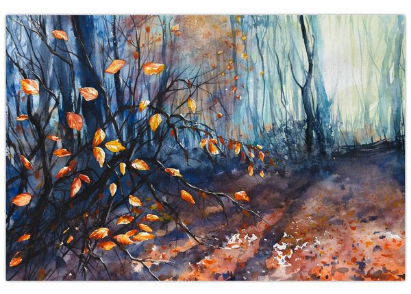 Slika - Jesenski sončni žarki (90x60 cm)