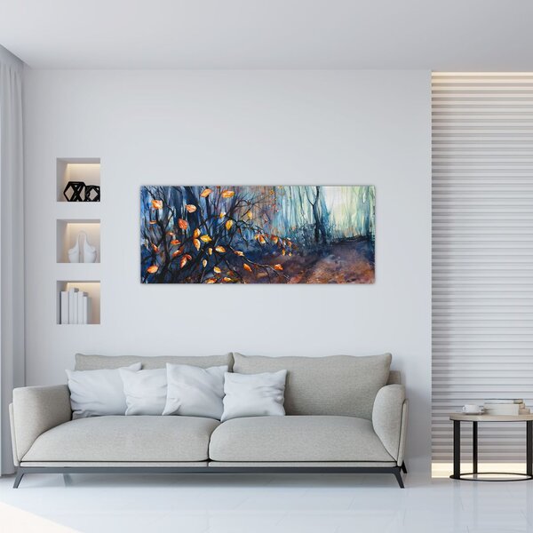 Slika - Jesenski sončni žarki (120x50 cm)