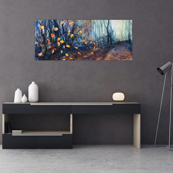 Slika - Jesenski sončni žarki (120x50 cm)