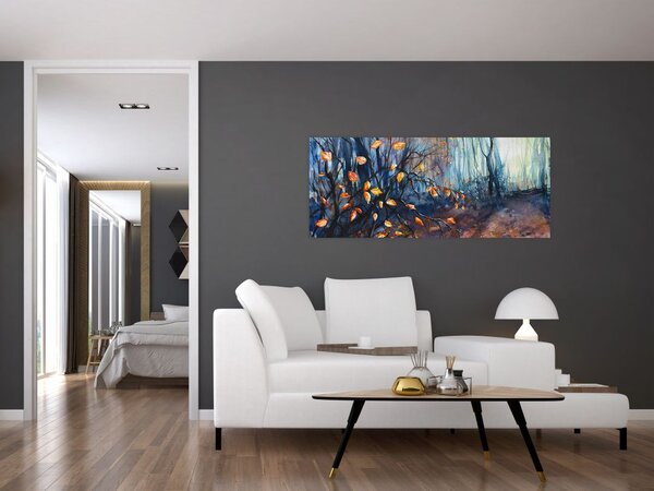 Slika - Jesenski sončni žarki (120x50 cm)