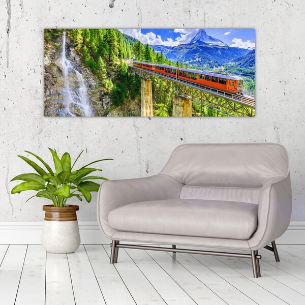 Slika - Matterhorn, Zermatt, Valais, Švica (120x50 cm)