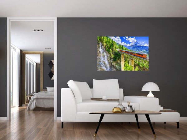 Slika - Matterhorn, Zermatt, Valais, Švica (90x60 cm)
