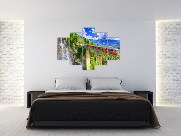 Slika - Matterhorn, Zermatt, Valais, Švica (150x105 cm)